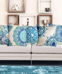 HOME9INE JUTE DIGITAL PRINTED CUSHION COVERS
