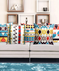 HOME9INE JUTE DIGITAL PRINTED CUSHION COVERS