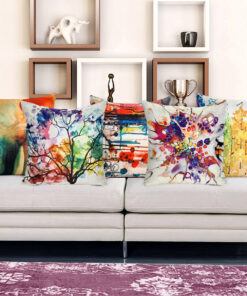HOME9INE JUTE DIGITAL PRINTED CUSHION COVERS